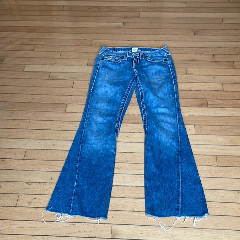 Women's Blue Flared Jeans
